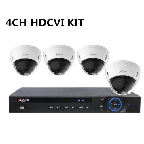 קיט 4 מצלמות אבטחה HDCVI